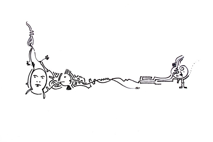 line-drawing by Raphael Egel