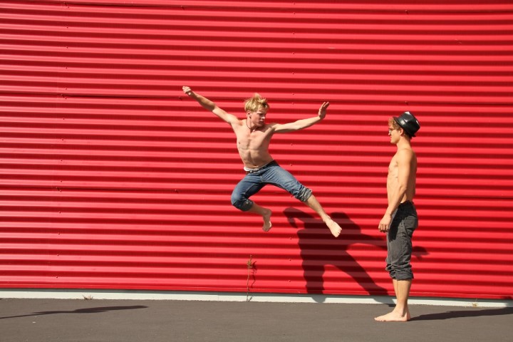 red jump series "001" by Raphael Egel