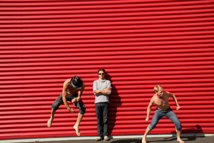 red jump series "008" photo by Katrin Mertel